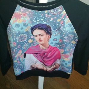 Black Frida Kahlo Sweater